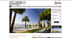 Desktop Screenshot of hotellesmouettes.fr